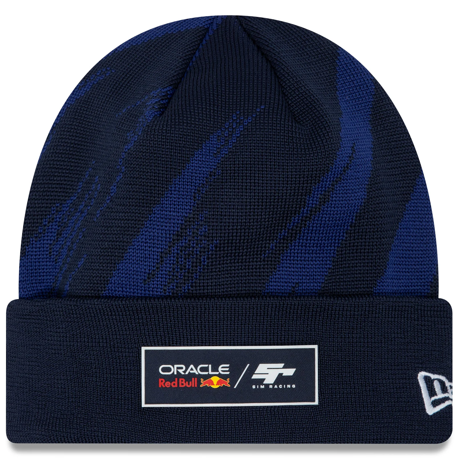 New Era Mens Red Bull Sim Racing Cuff Knit Beanie - Blue