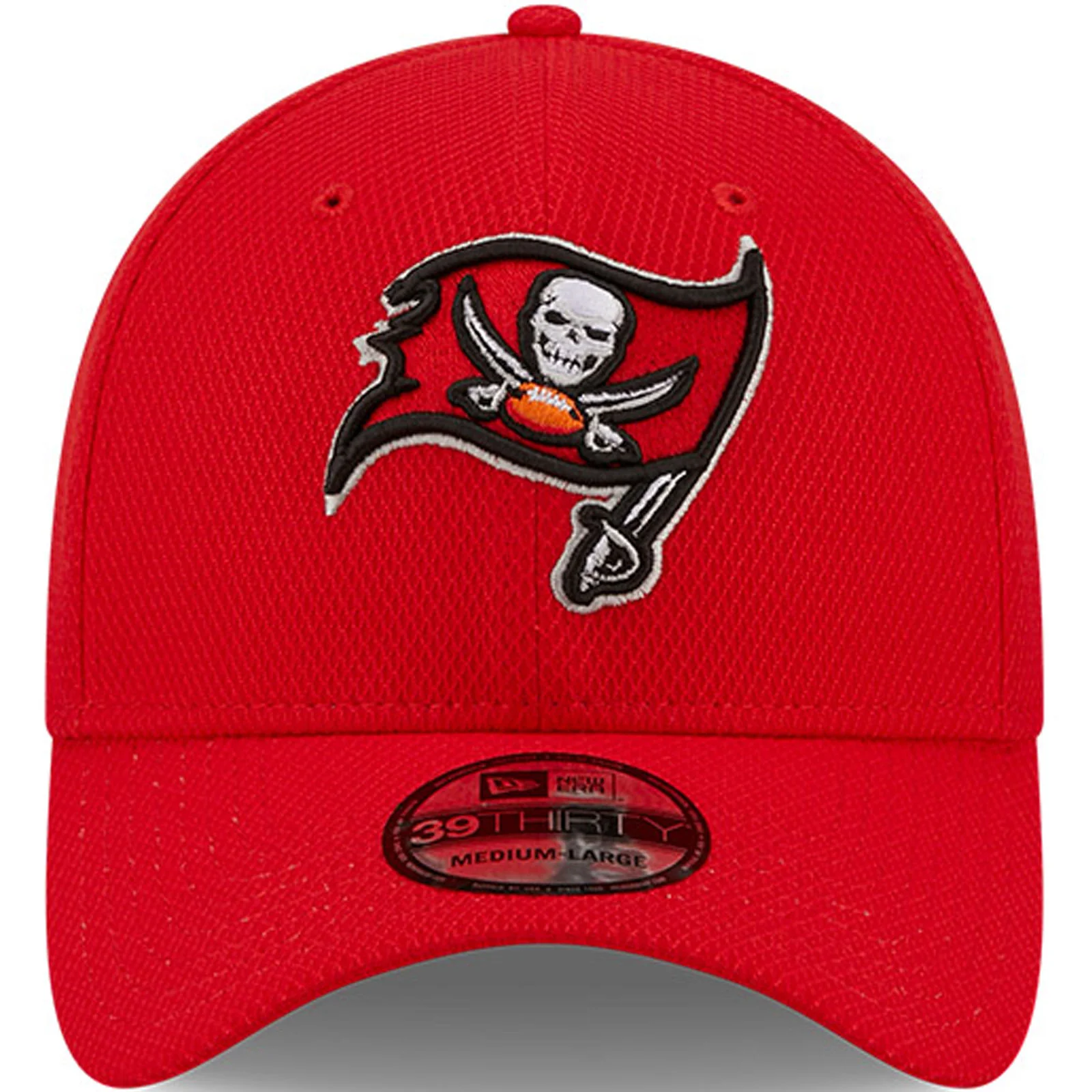 New Era Mens Tampa Bay Buccaneers NFL 39THIRTY Diamond Era Baseball Cap - Red - Image 4