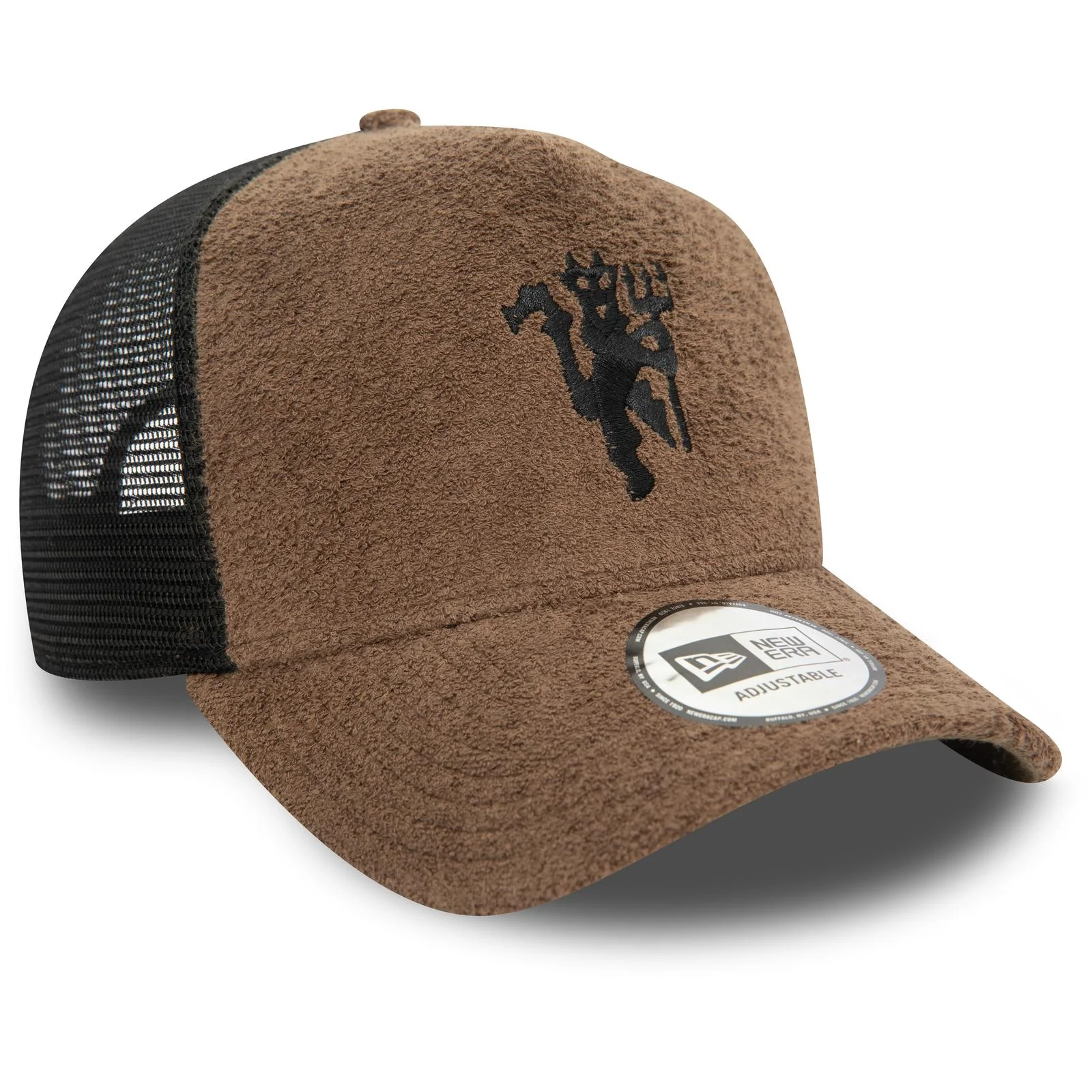 New Era Mens TRUCKER Manchester United FC Terry Snapback Cap - Brown - Image 2