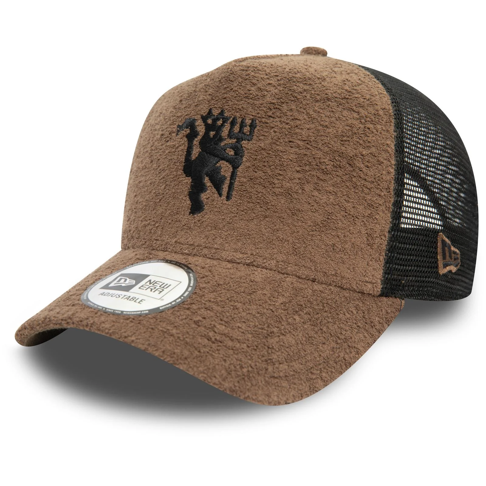 New Era Mens TRUCKER Manchester United FC Terry Snapback Cap - Brown - Image 5