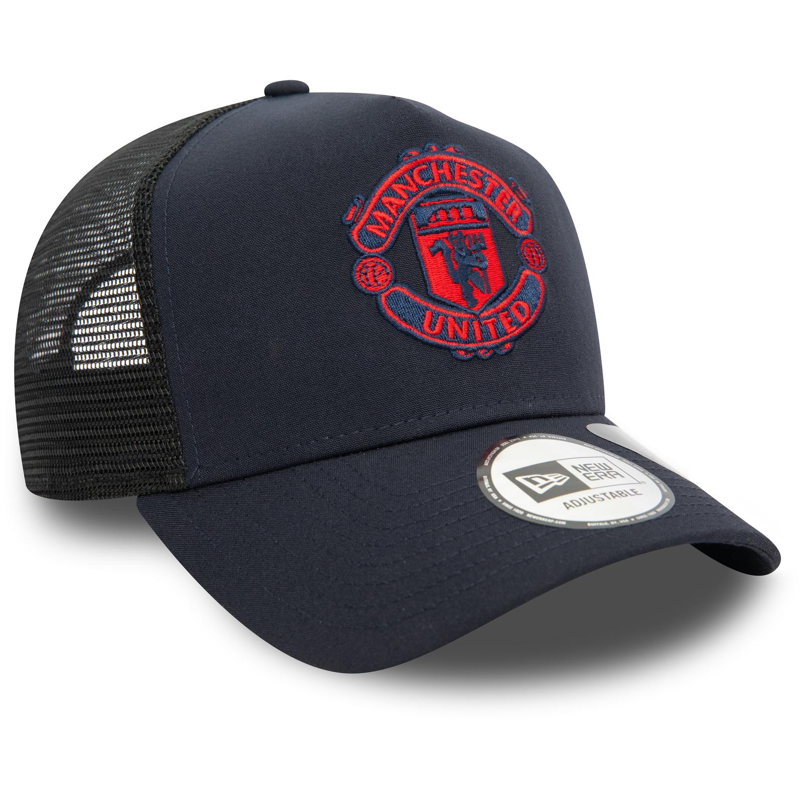 New Era Mens TRUCKER Manchester United FC Trucker Cap - Navy - Image 2