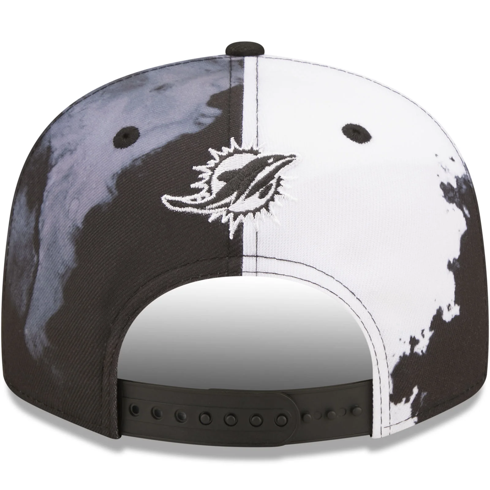 New Era Miami Dolphins NFL 9FIFTY 2022 Sideline Ink Baseball Cap Black - Image 2