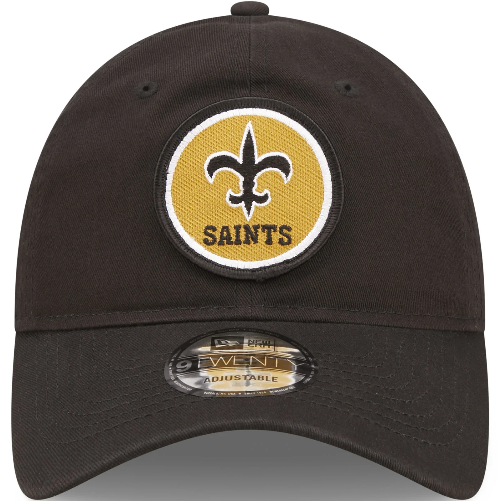 New Era New Orleans Saints NFL 2022 Sideline 9TWENTY Baseball Cap - Black - Image 4