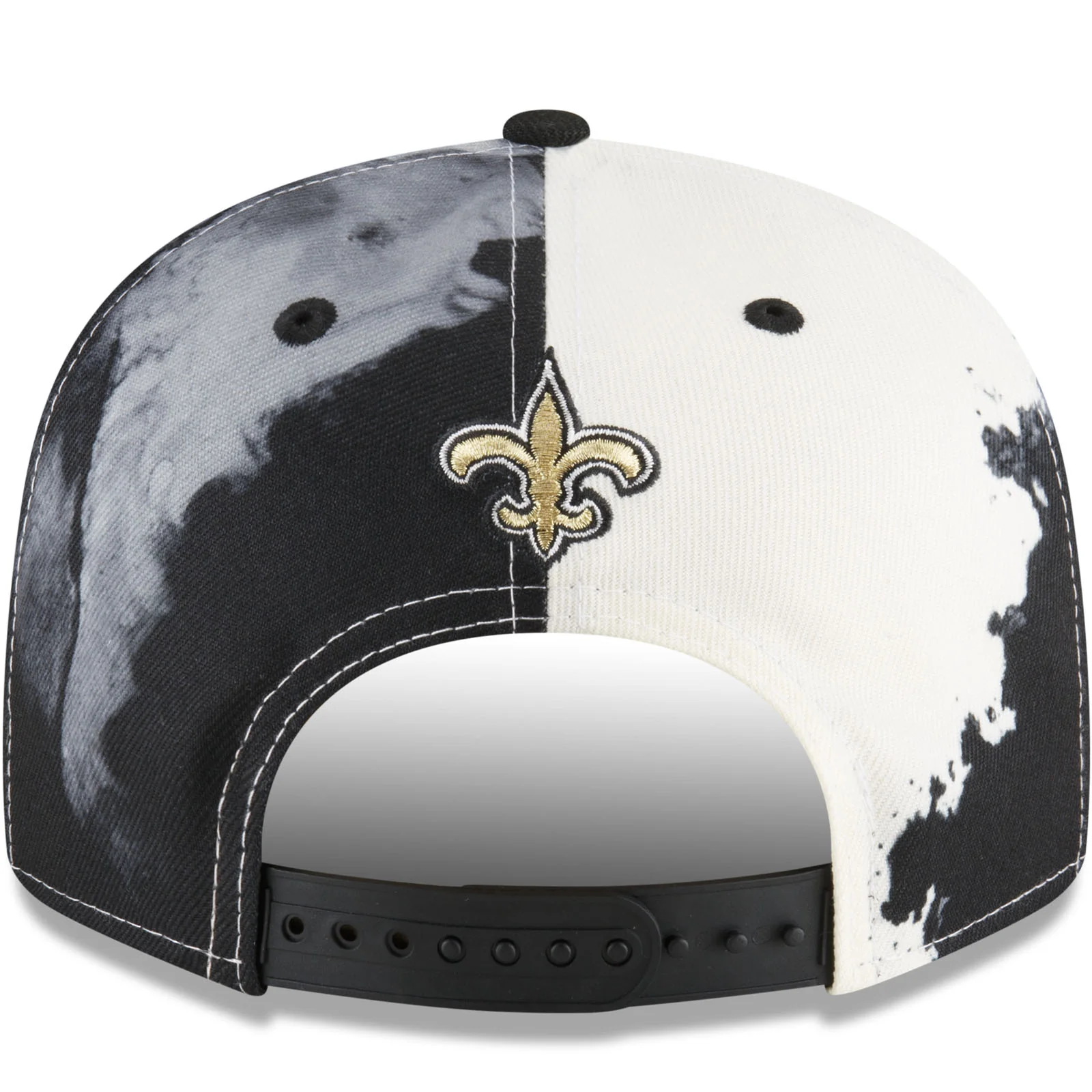 New Era New Orleans Saints NFL 2022 Sideline Ink 9FIFTY Baseball Cap - Black - Image 2