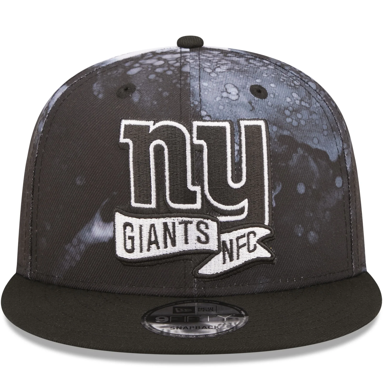 New Era New York Giants NFL 9FIFTY 2022 Sideline Ink Baseball Cap - Black - Image 4