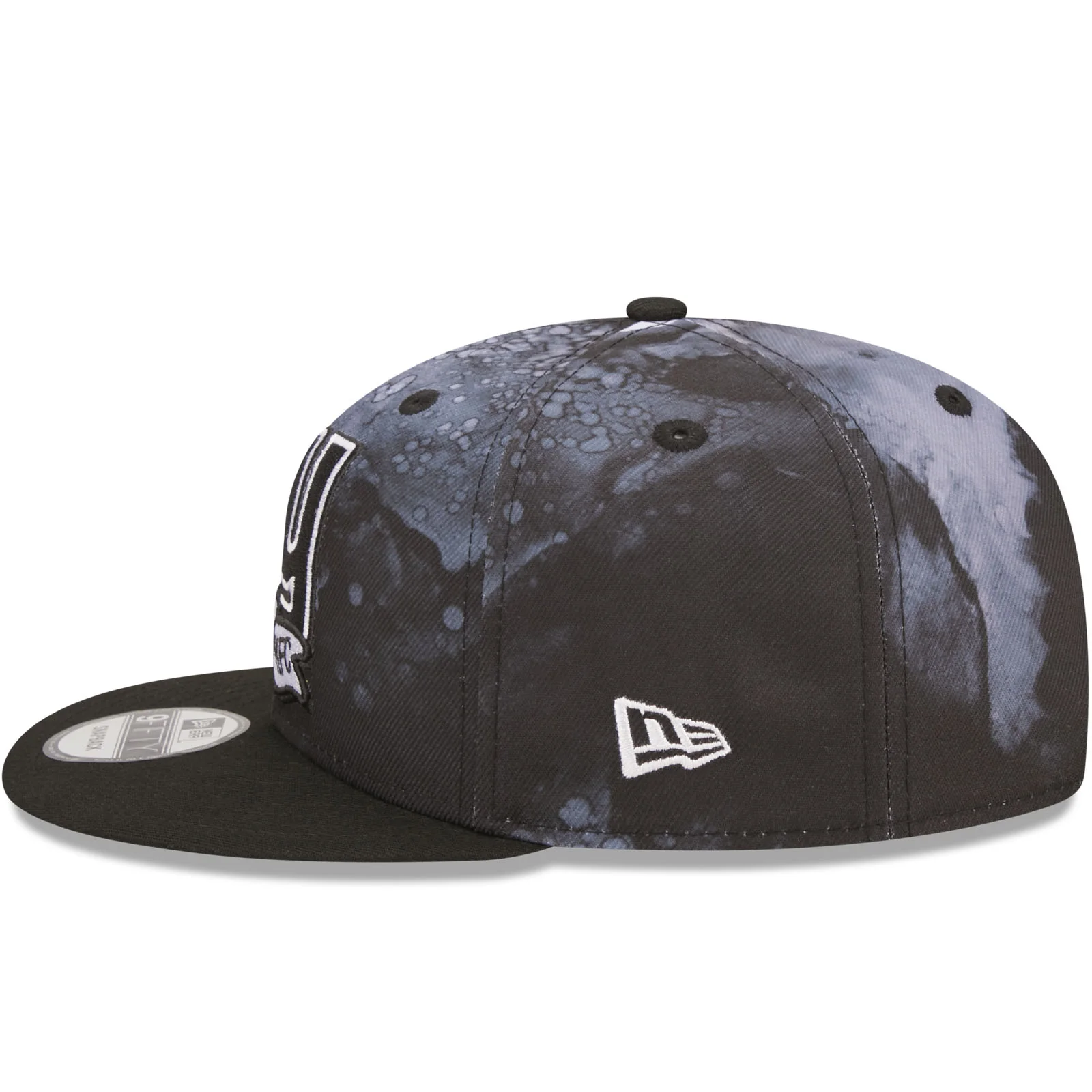 New Era New York Giants NFL 9FIFTY 2022 Sideline Ink Baseball Cap - Black - Image 5