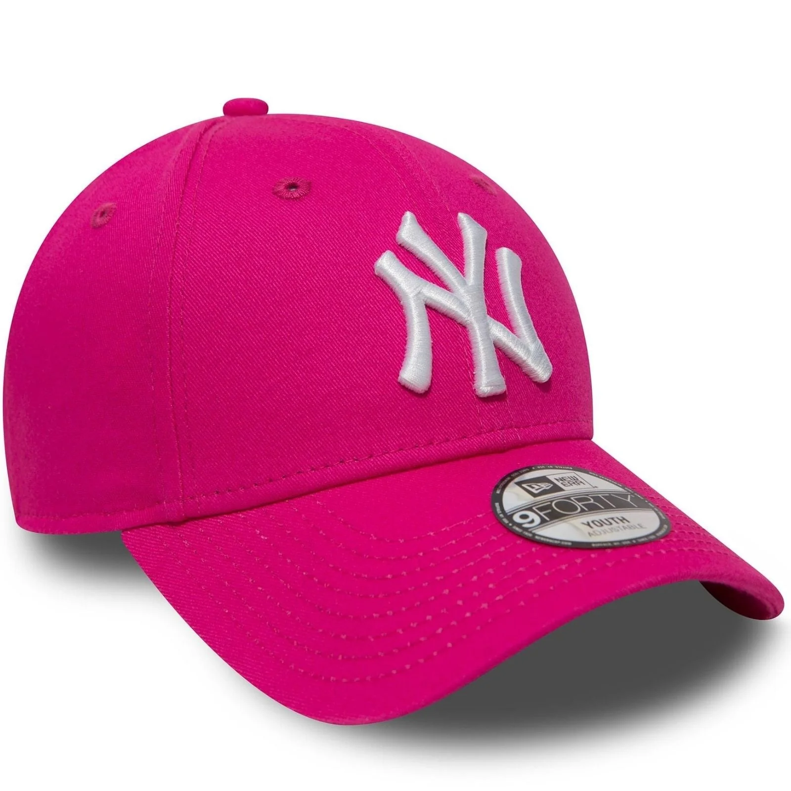 New Era Kids New York Yankees 9FORTY MLB Baseball Cap - Pink - Child (4-6 Yrs) - Image 2