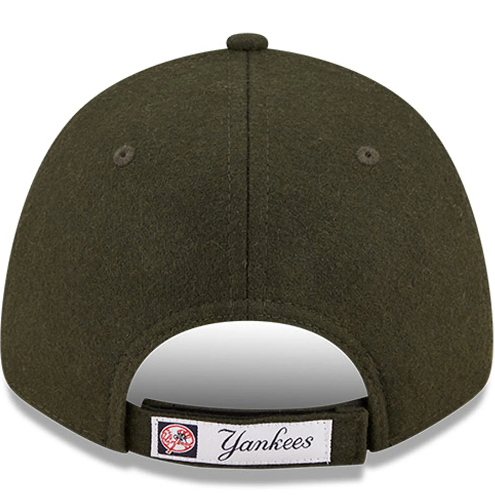 New Era New York Yankees 9FORTY Melton Wool Baseball Cap - Khaki - Image 2