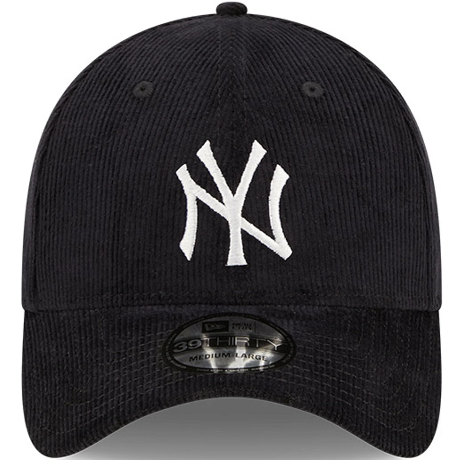 New Era New York Yankees Cord 39THIRTY Stretch Fit Baseball Cap  - Navy - Image 4