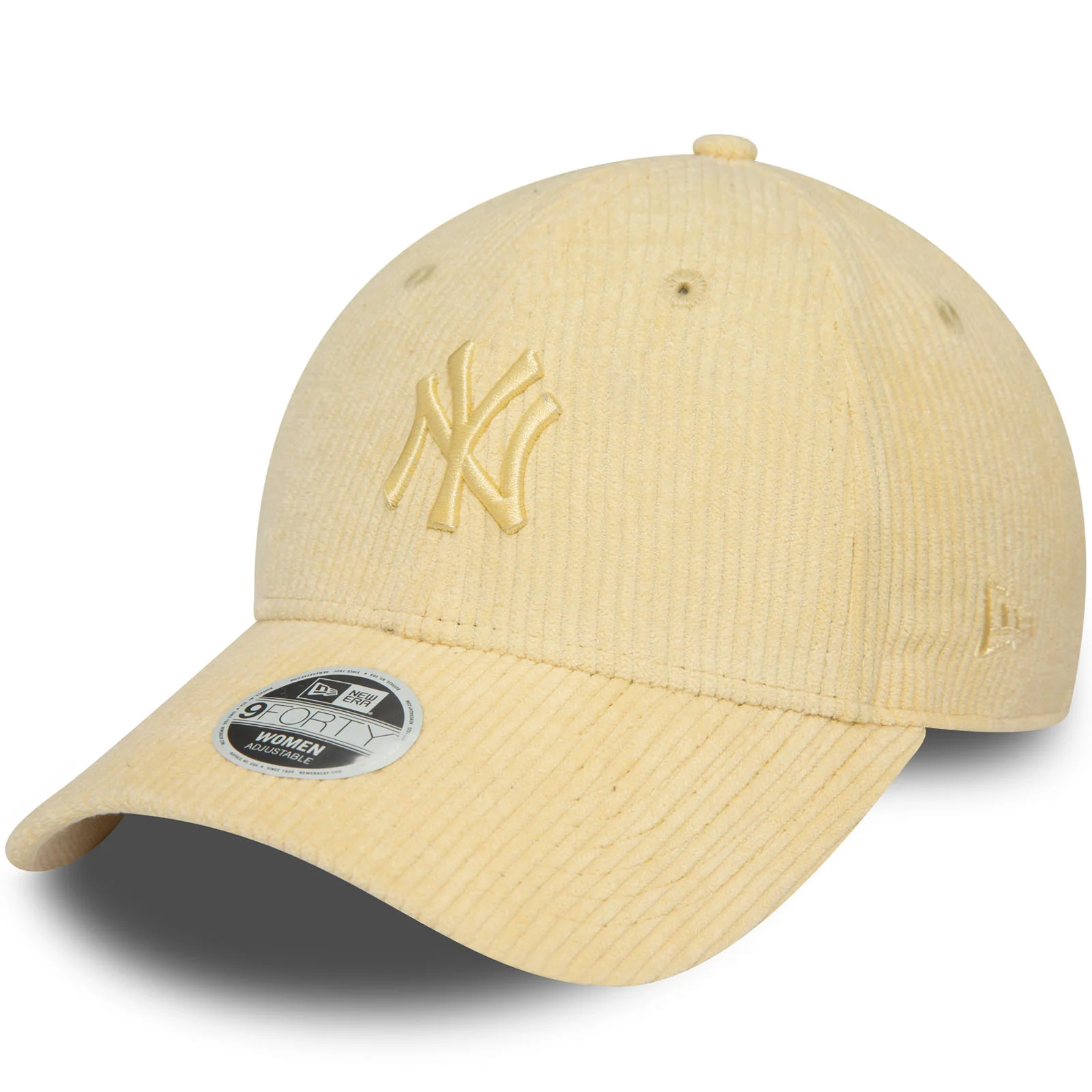 New Era New York Yankees Cord 9FORTY Baseball Cap - Yellow
