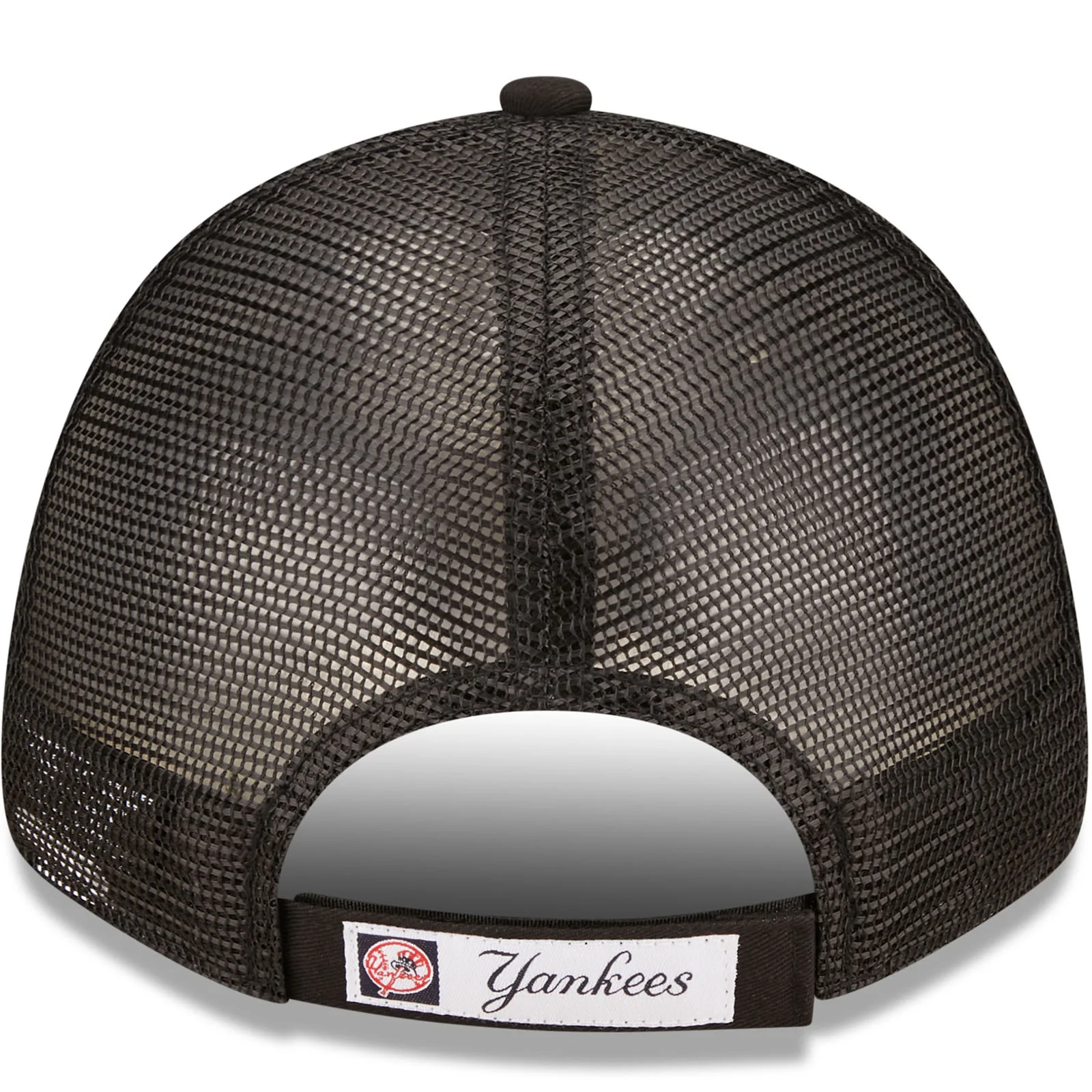 New Era New York Yankees Home Field 9FORTY A-Frame Trucker Cap - Black - Image 2