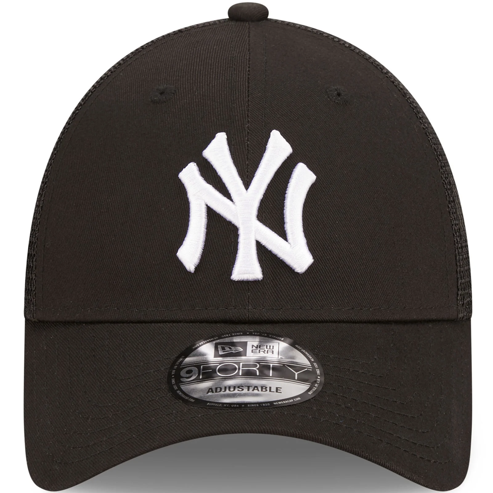 New Era New York Yankees Home Field 9FORTY A-Frame Trucker Cap - Black - Image 4