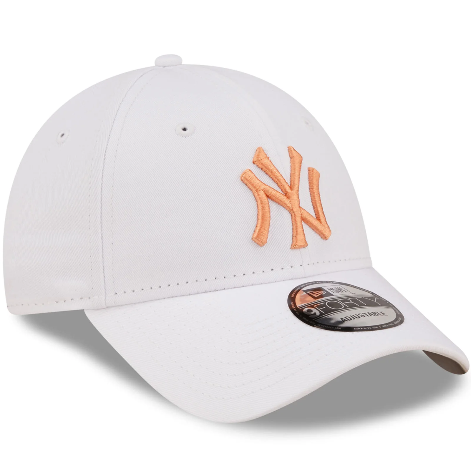 New Era New York Yankees League Essential 9FORTY Cap - White - Image 3