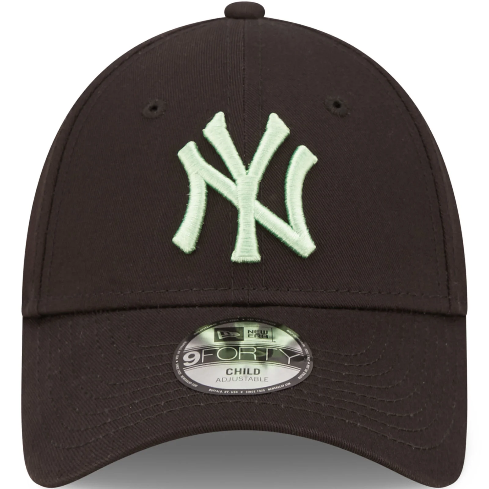 New Era Kids New York Yankees MLB 9FORTY Strapback Cap - Black - Image 4