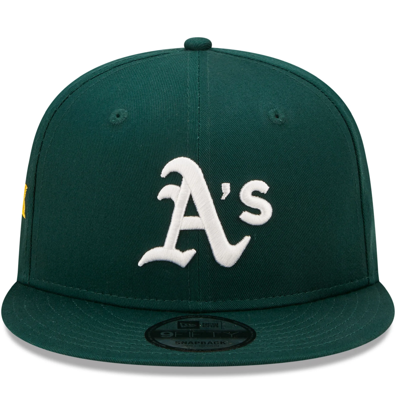 New Era Oakland Athletics Team Side Patch 9FIFTY Snapback Cap - Green - Image 4