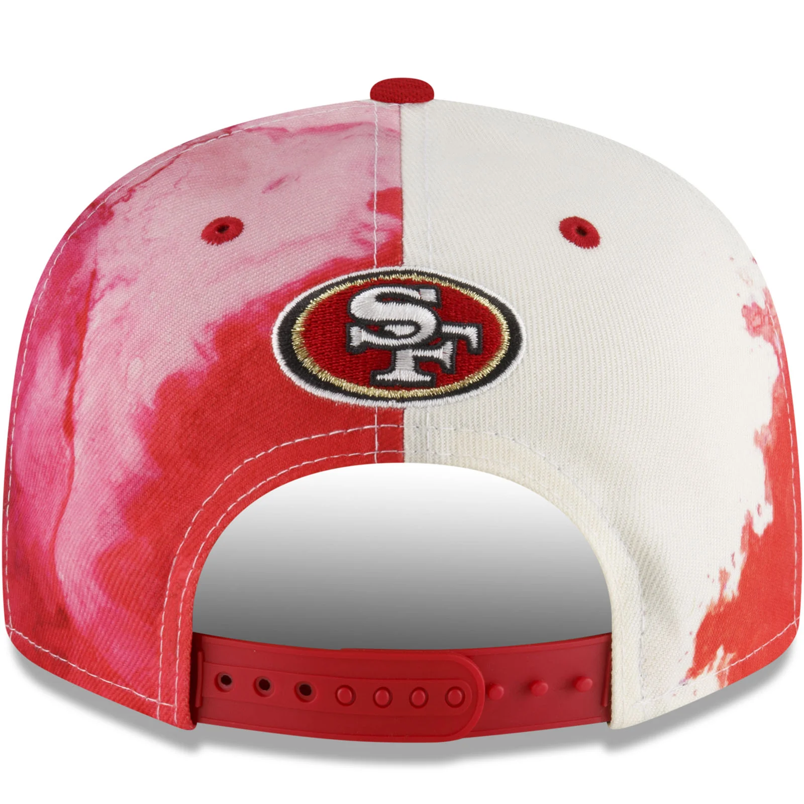 New Era San Francisco 49ers NFL 2022 Sideline Ink 9FIFTY Baseball Cap - Red - Image 2