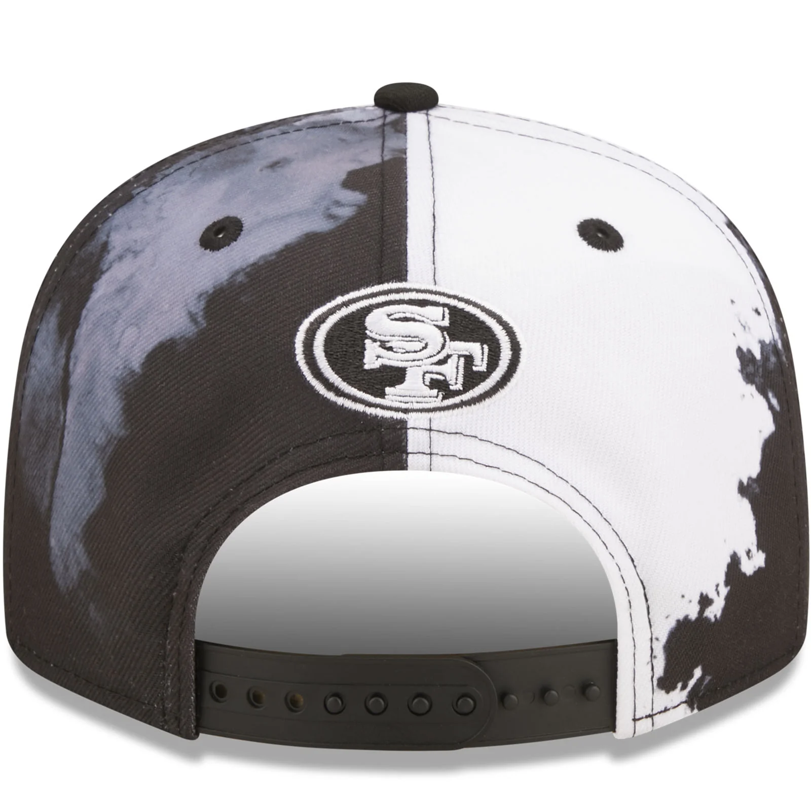 New Era San Francisco 49ers NFL 9FIFTY 2022 Sideline Ink Baseball Cap Black - Image 2