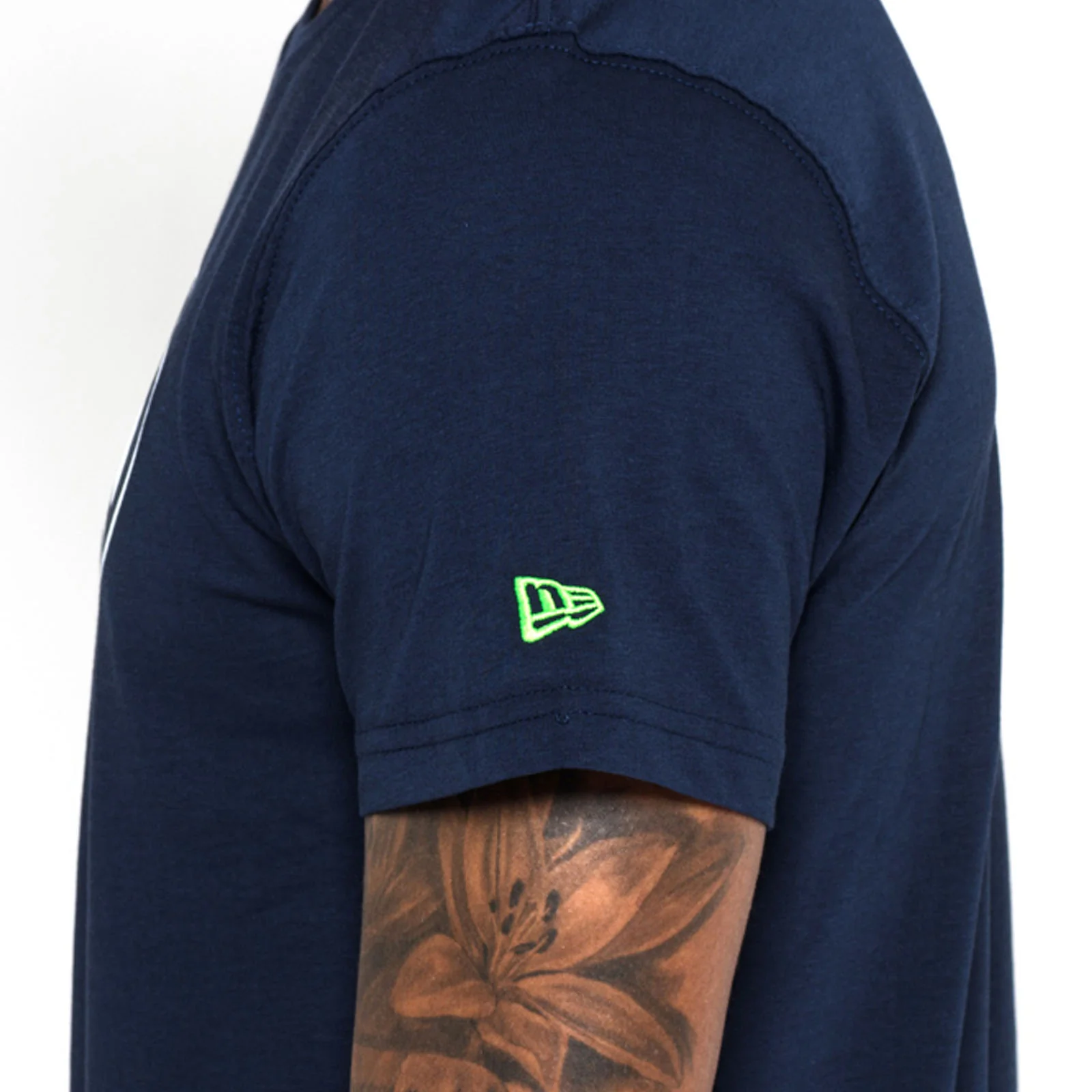 New Era Seattle Seahawks Team NFL T-Shirt - Navy - Image 4