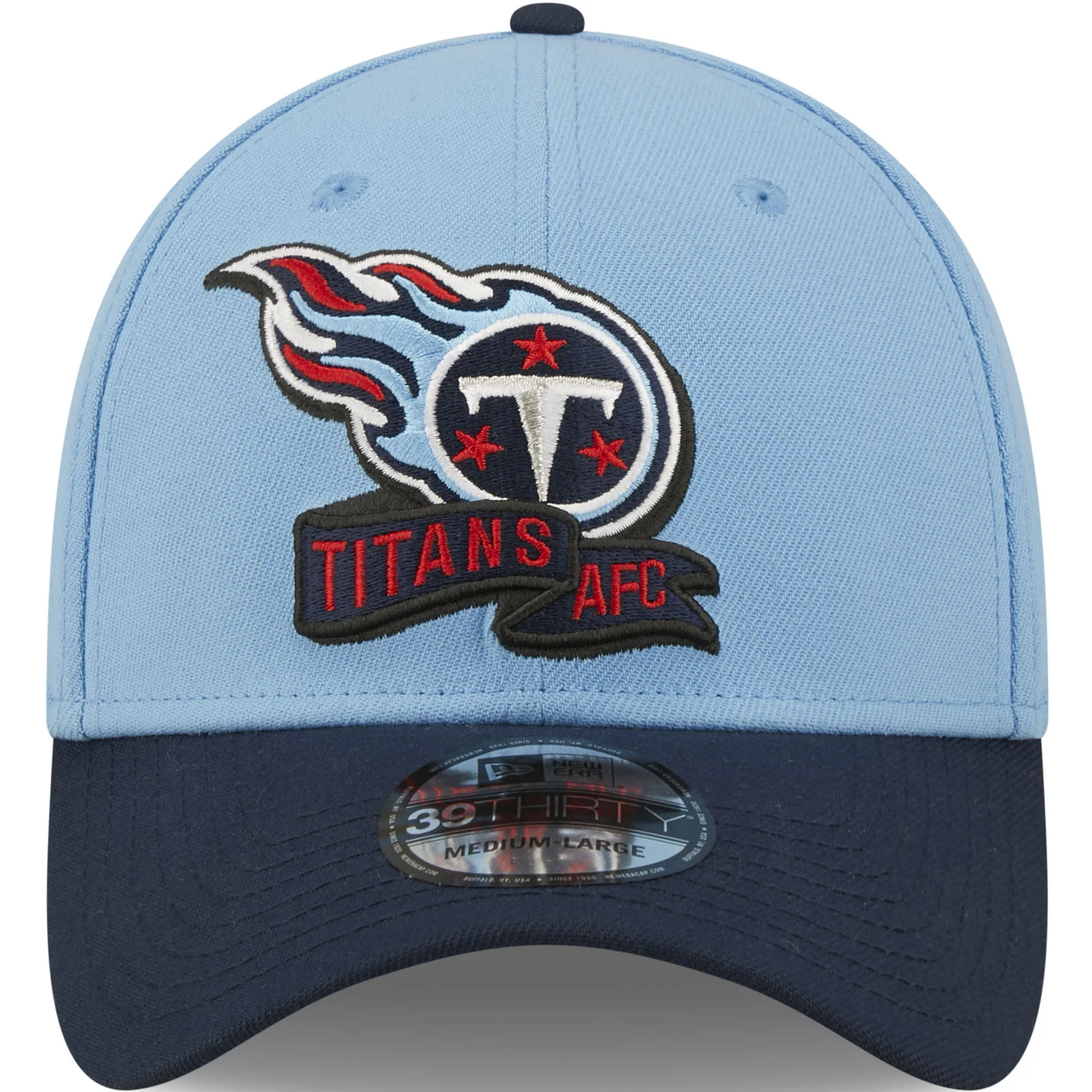 New Era Tennessee Titans NFL 2022 Sideline 39THIRTY Baseball Cap - Blue - Image 4