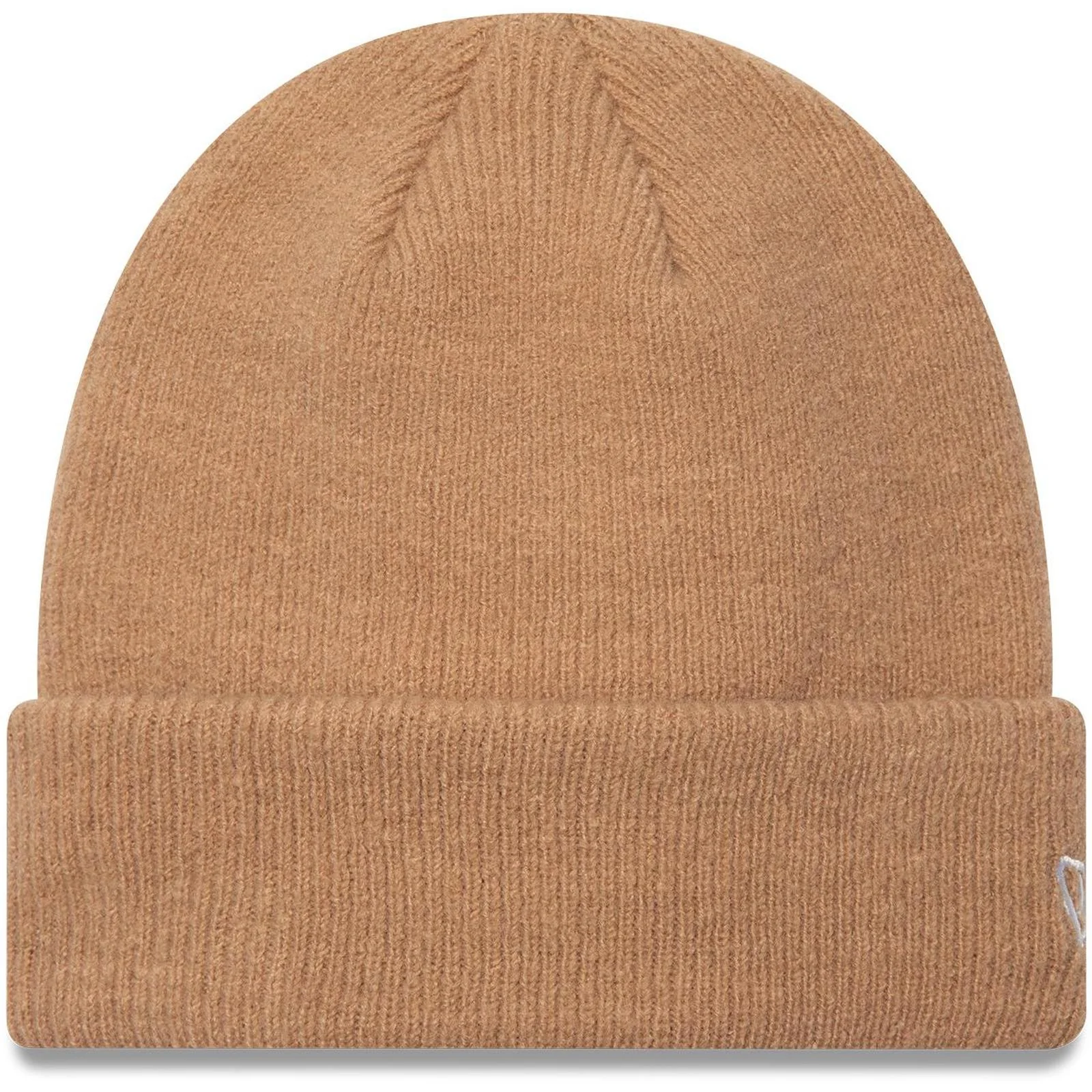New Era Unisex Plain Cuffed Beanie - Beige