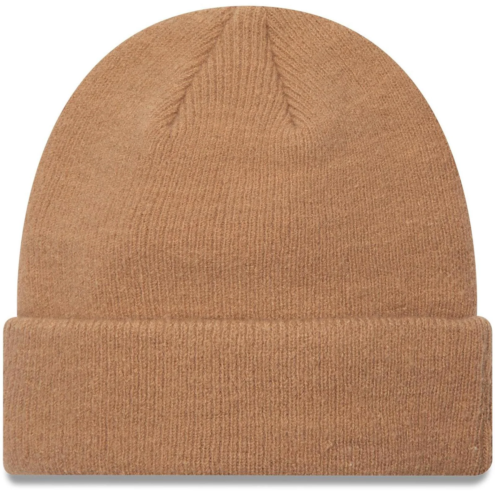 New Era Unisex Plain Cuffed Beanie - Beige - Image 2