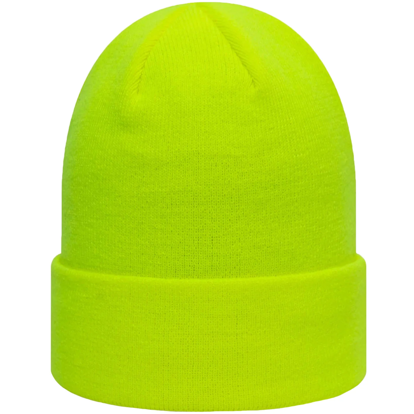 New Era Unisex Pop Neon Cuffed Beanie - Neon Green - Image 2