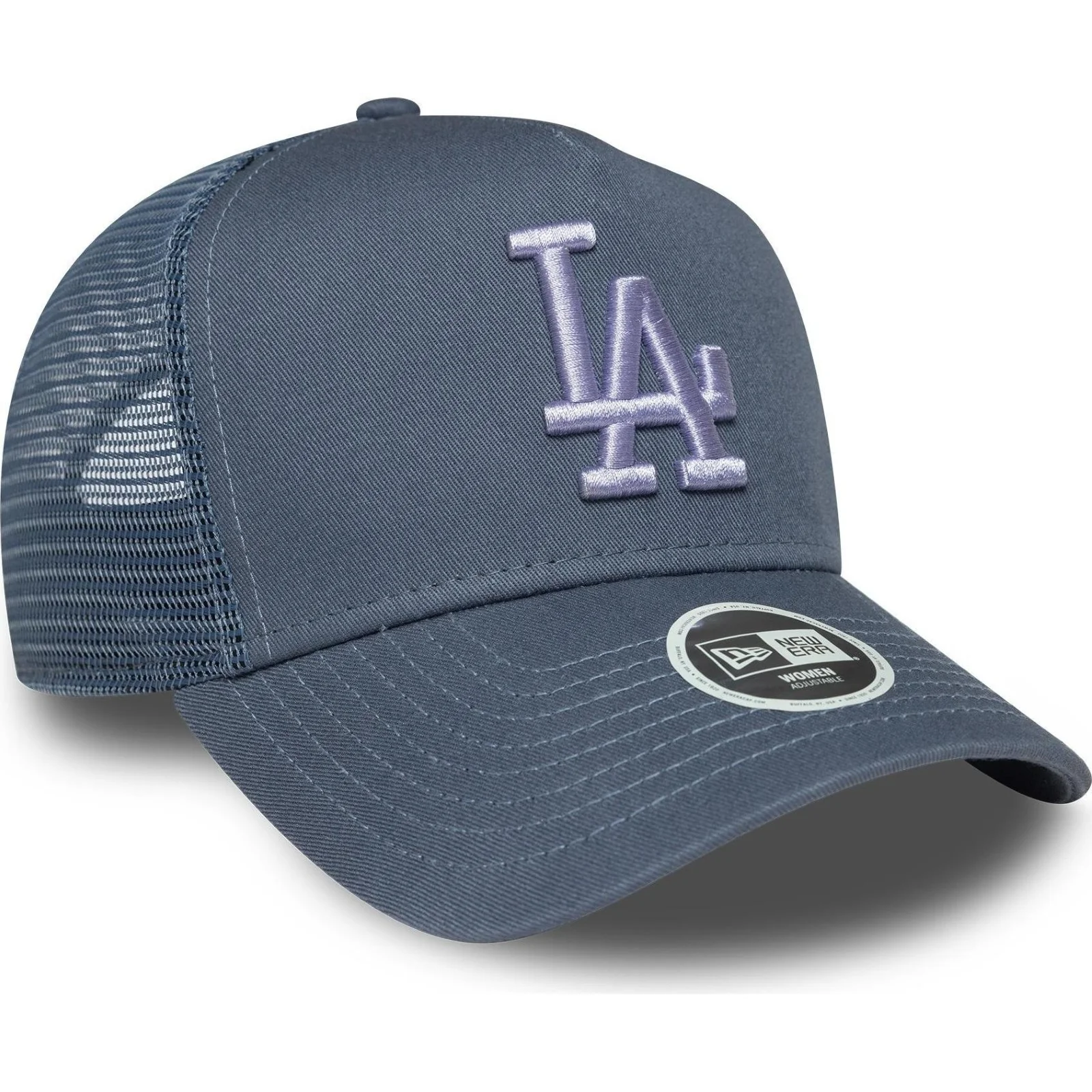 New Era Womens 9FORTY Los Angeles Dodgers Trucker Cap - Black - One Size - Image 3
