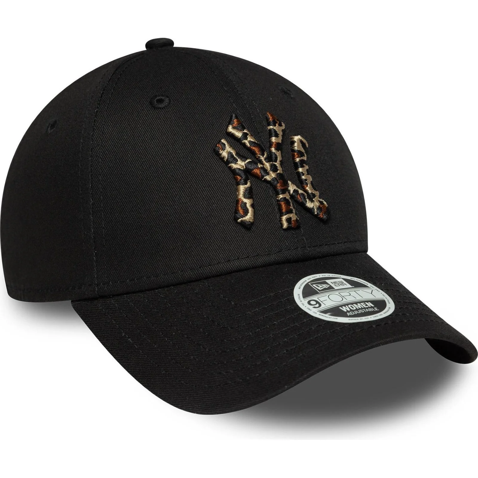 New Era Womens 9FORTY New York Yankees Baseball Cap - Black - One Size - Image 3