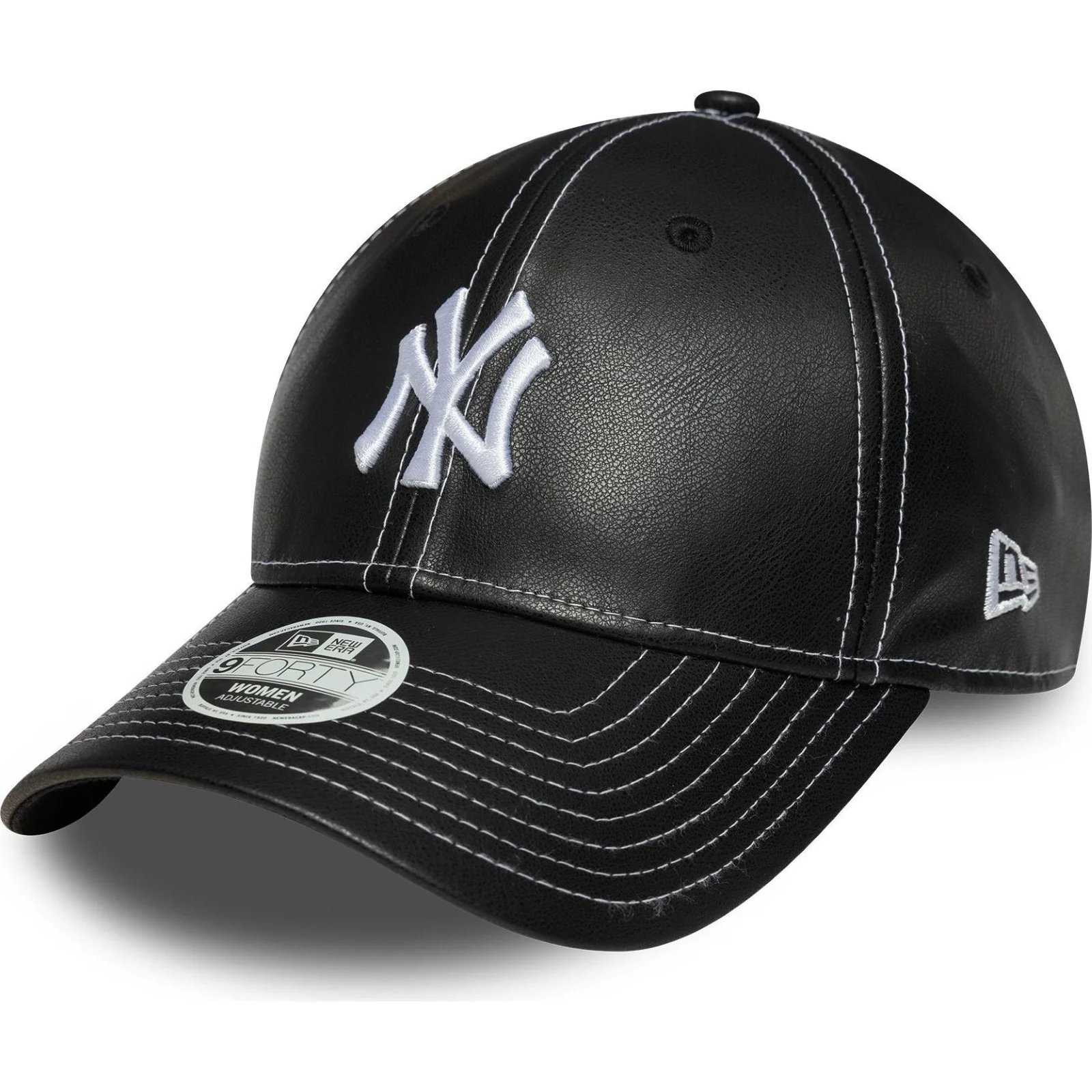 New Era Womens 9FORTY New York Yankees Baseball Cap - Black - One Size