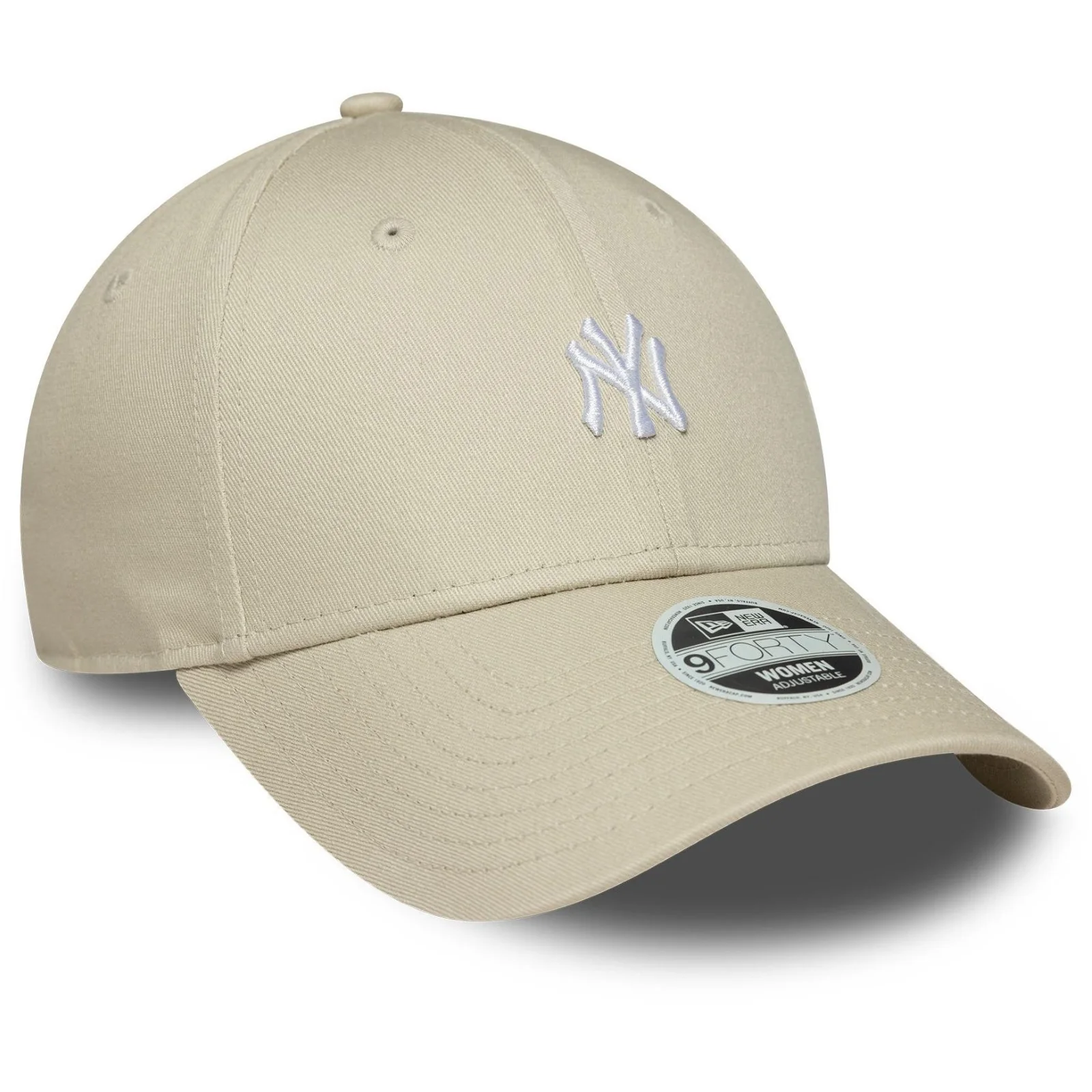 New Era Womens 9FORTY New York Yankees Baseball Cap - Light Beige - Image 3