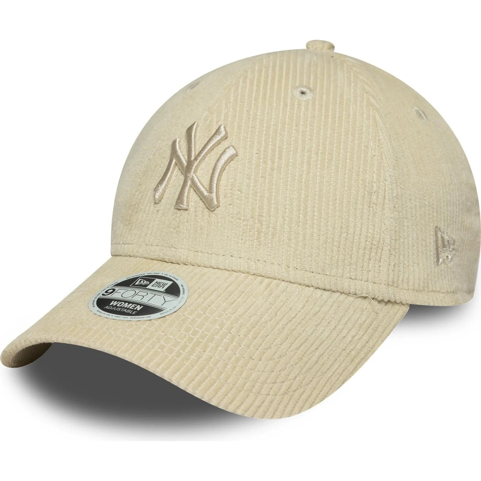 New Era Womens 9FORTY New York Yankees Baseball Cap - Light Cream - One Size
