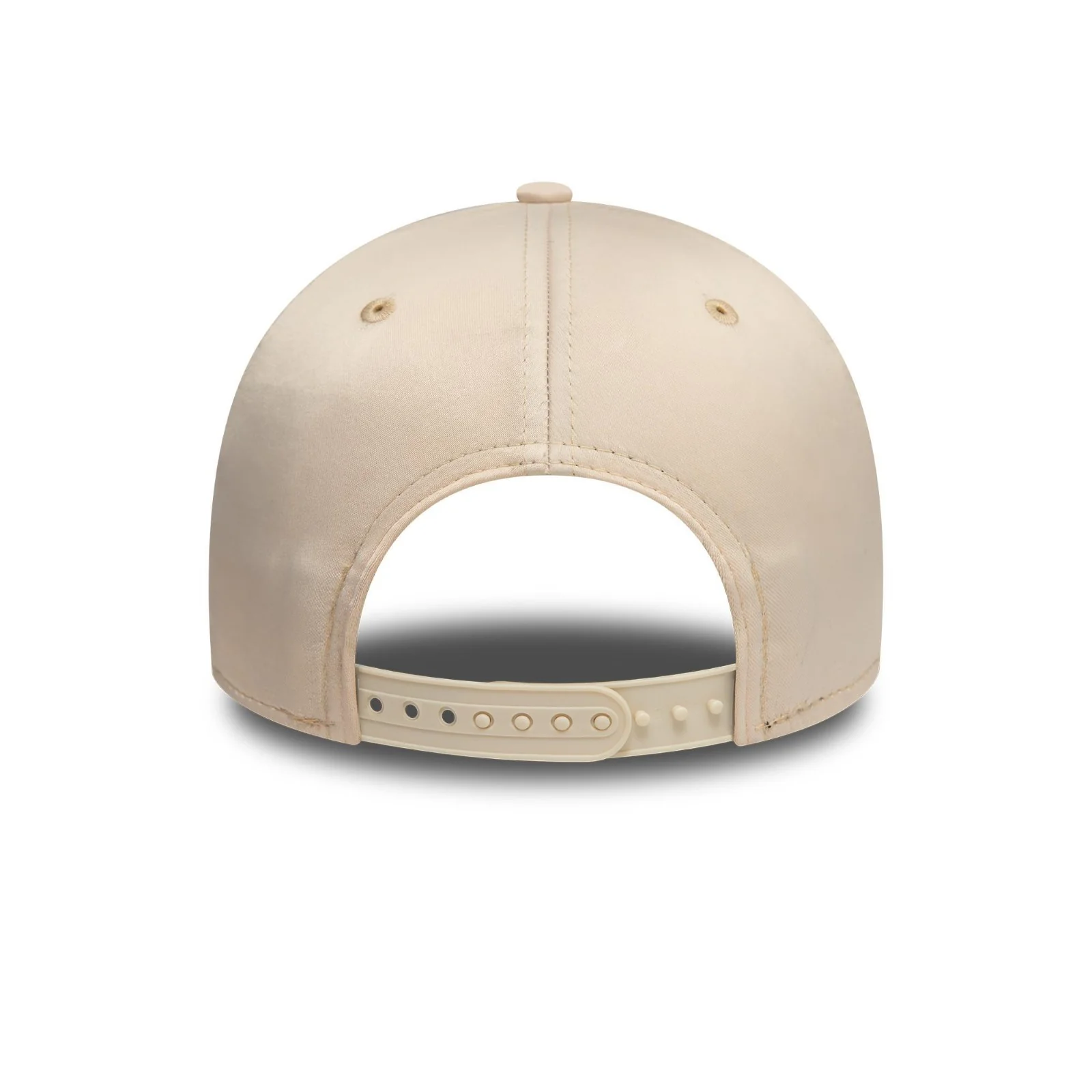 New Era Womens Los Angeles Dodgers 9FORTY Satin Baseball Cap - Light Beige - OSFM - Image 4