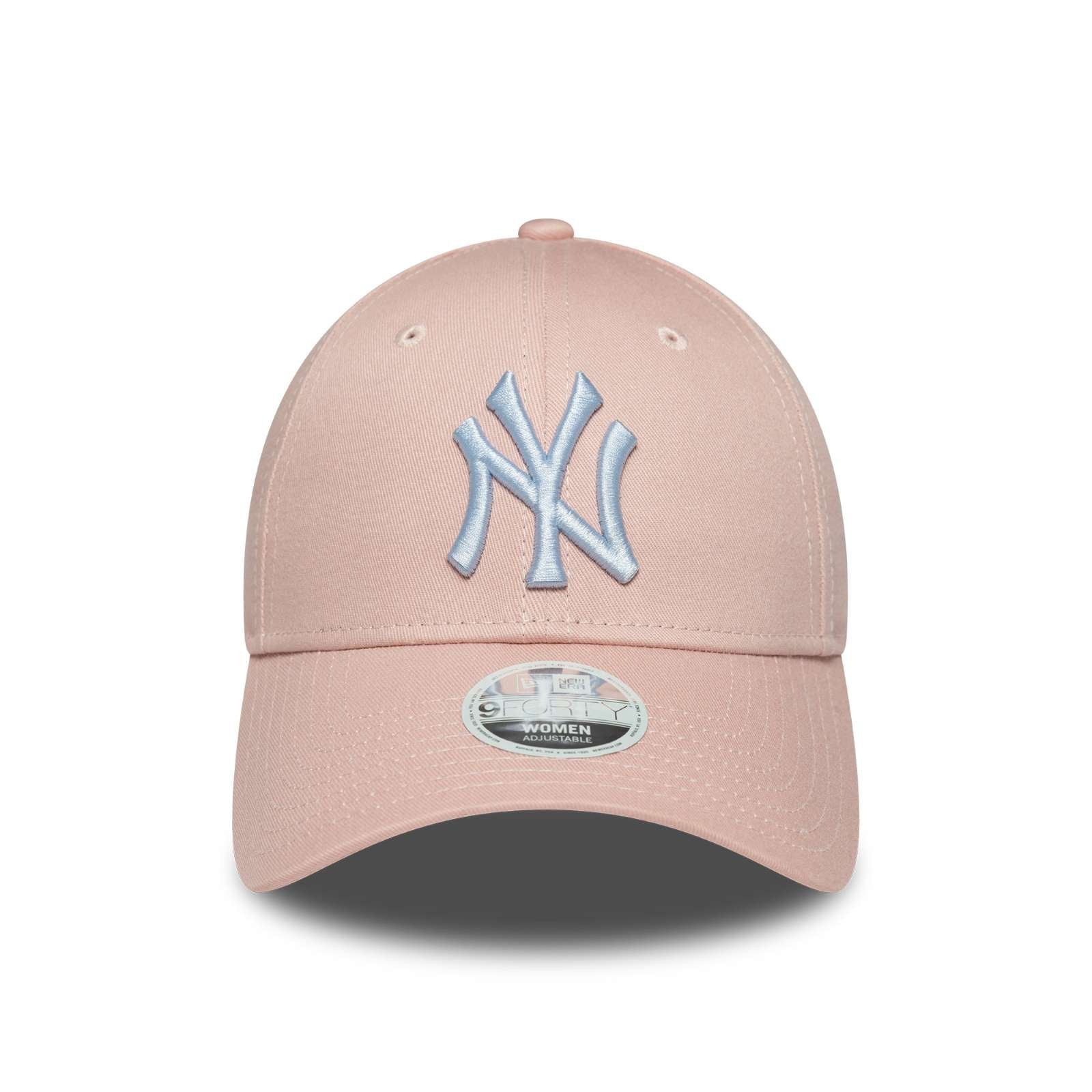 New Era Womens New York Yankees 9FORTY League Essential Baseball Cap - Pastel Pink - OSFM - Image 2