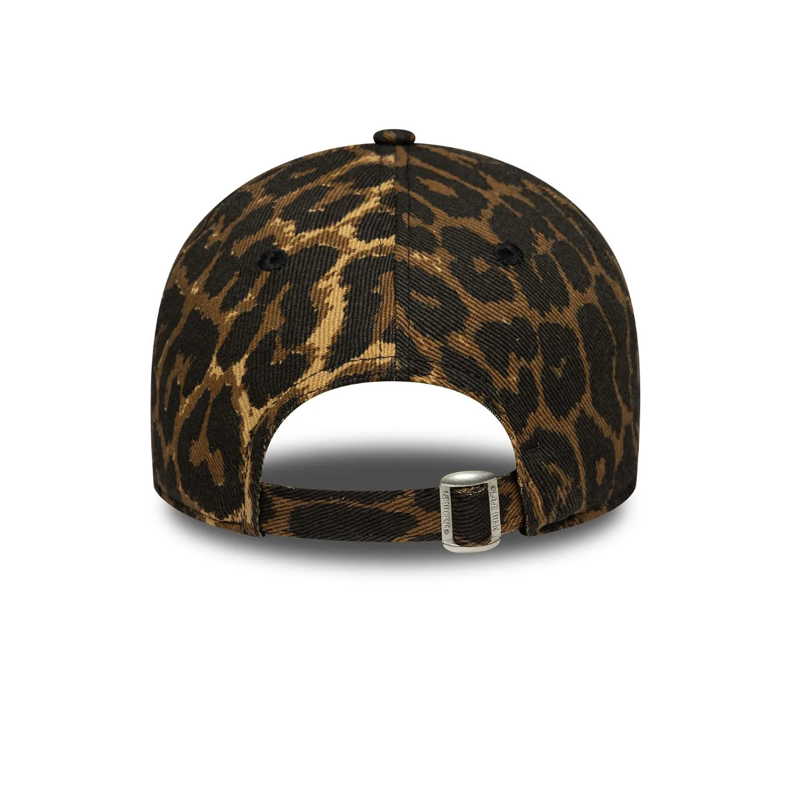New Era Womens New York Yankees 9TWENTY Outline Leopard Baseball Cap - Black - OSFM - Image 4