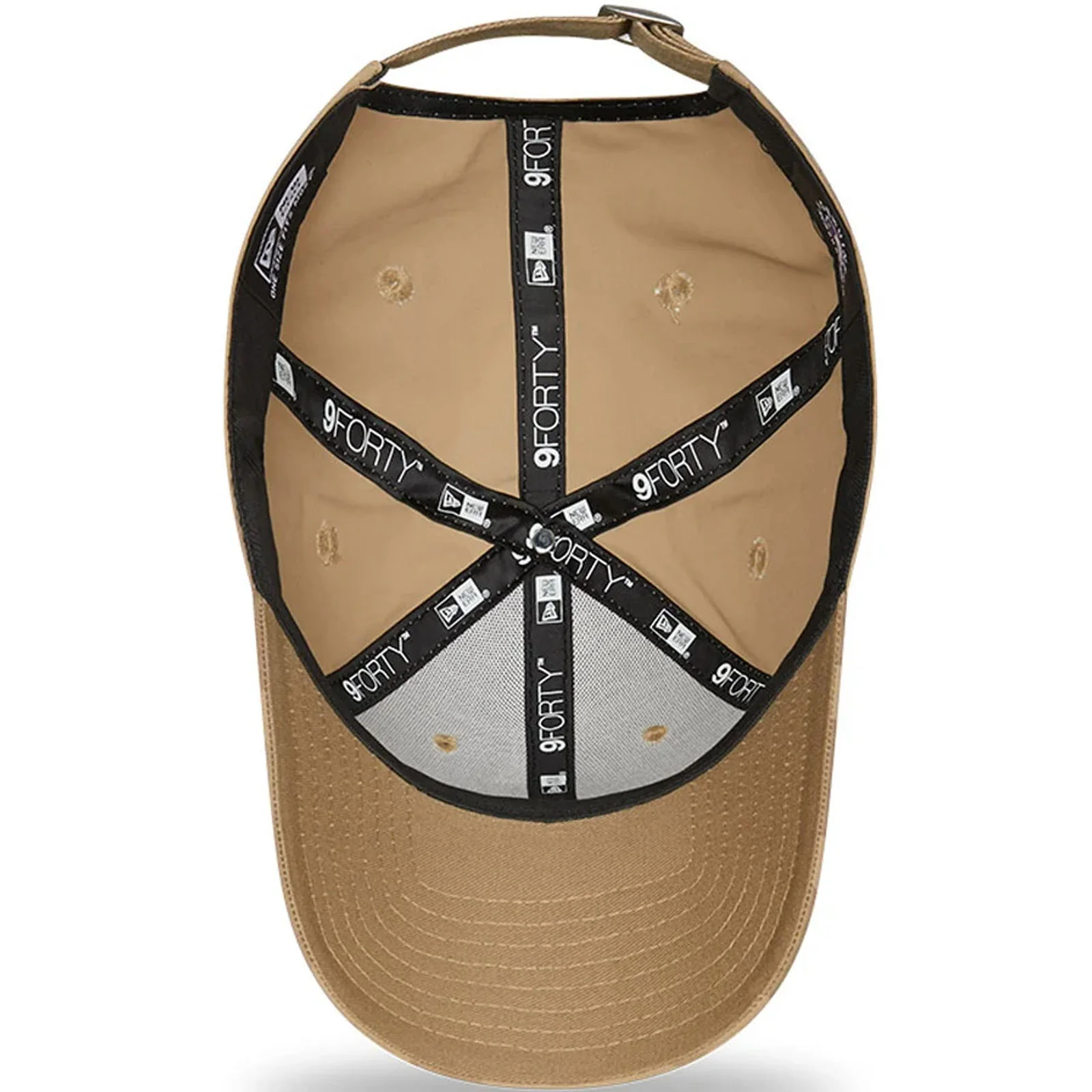 New Era Womens New York Yankees MLB 9FORTY Camo Baseball Cap - Black - Image 5