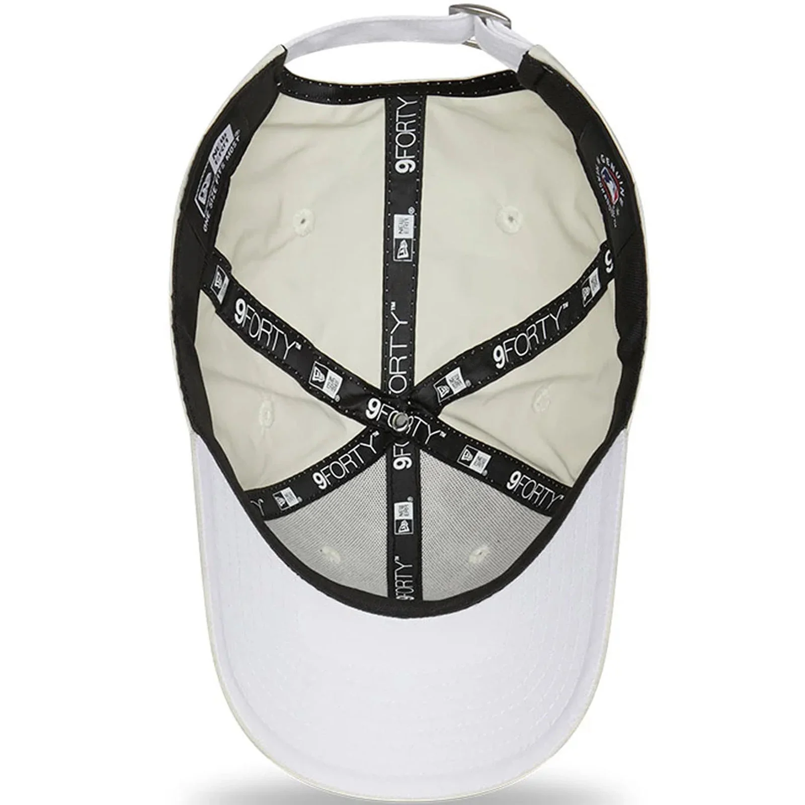 New Era Womens New York Yankees MLB 9FORTY Camo Baseball Cap - White - Image 4