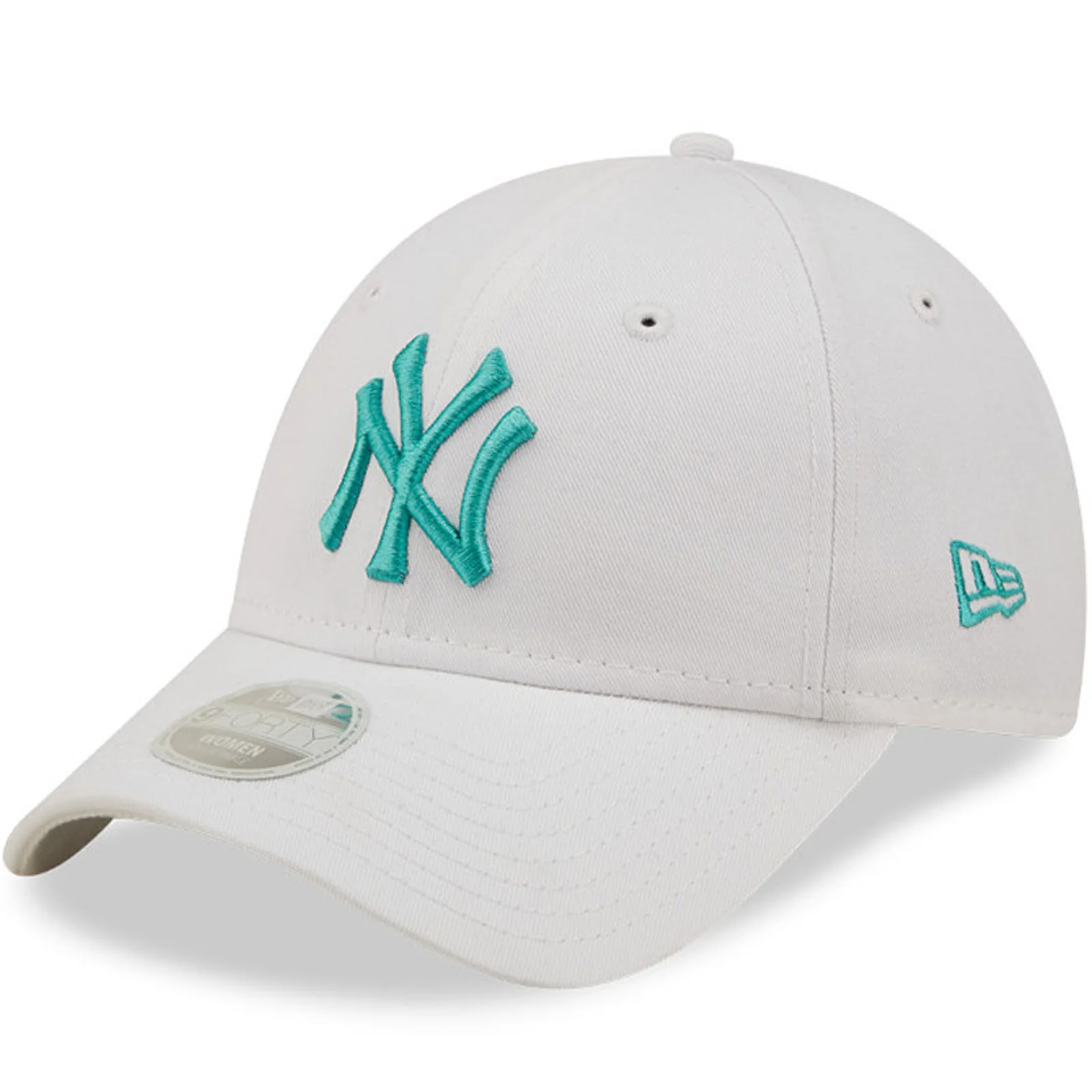 New Era Womens New York Yankees MLB 9FORTY League Essential Baseball Cap - White