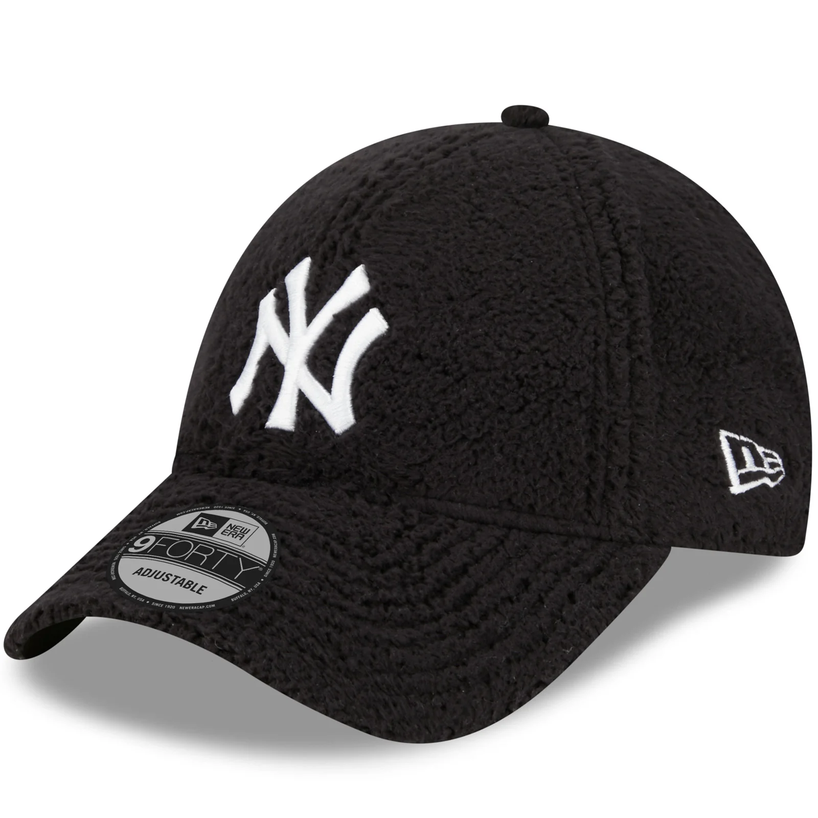 New Era Womens New York Yankees MLB 9FORTY Teddy Cap - Black