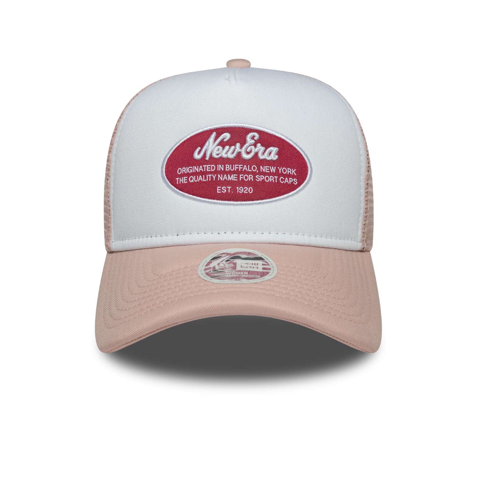 New Era Womens None 9FORTY Oval Patch Trucker Cap - White - OSFM - Image 2