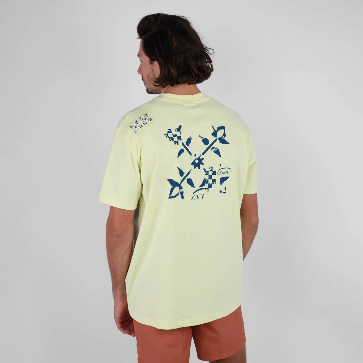 OXBOW Mens Tahirai Short Sleeve Printed T Shirt - Image 8