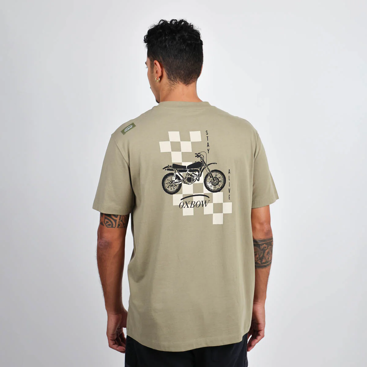 OXBOW Mens Tautira Short Sleeve Crew Neck T Shirt - Image 8
