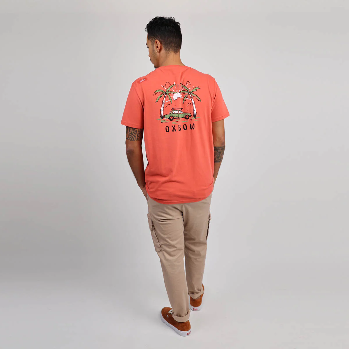 OXBOW Mens Tracua Short Sleeve Printed T Shirt - Image 10