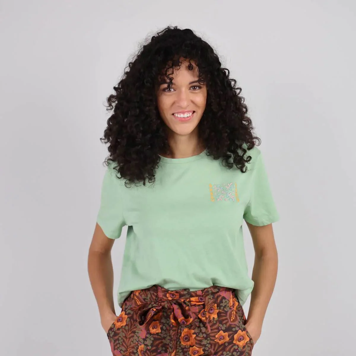 OXBOW Womens Tahgai Short Sleeve Printed T Shirt - Image 2