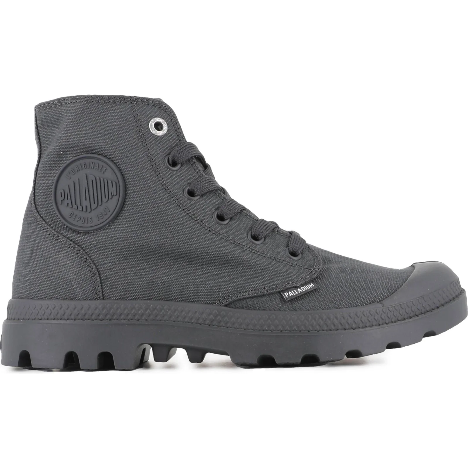 Palladium Unisex Mono Chrome Hi Top Vegan Canvas Boots - Image 7