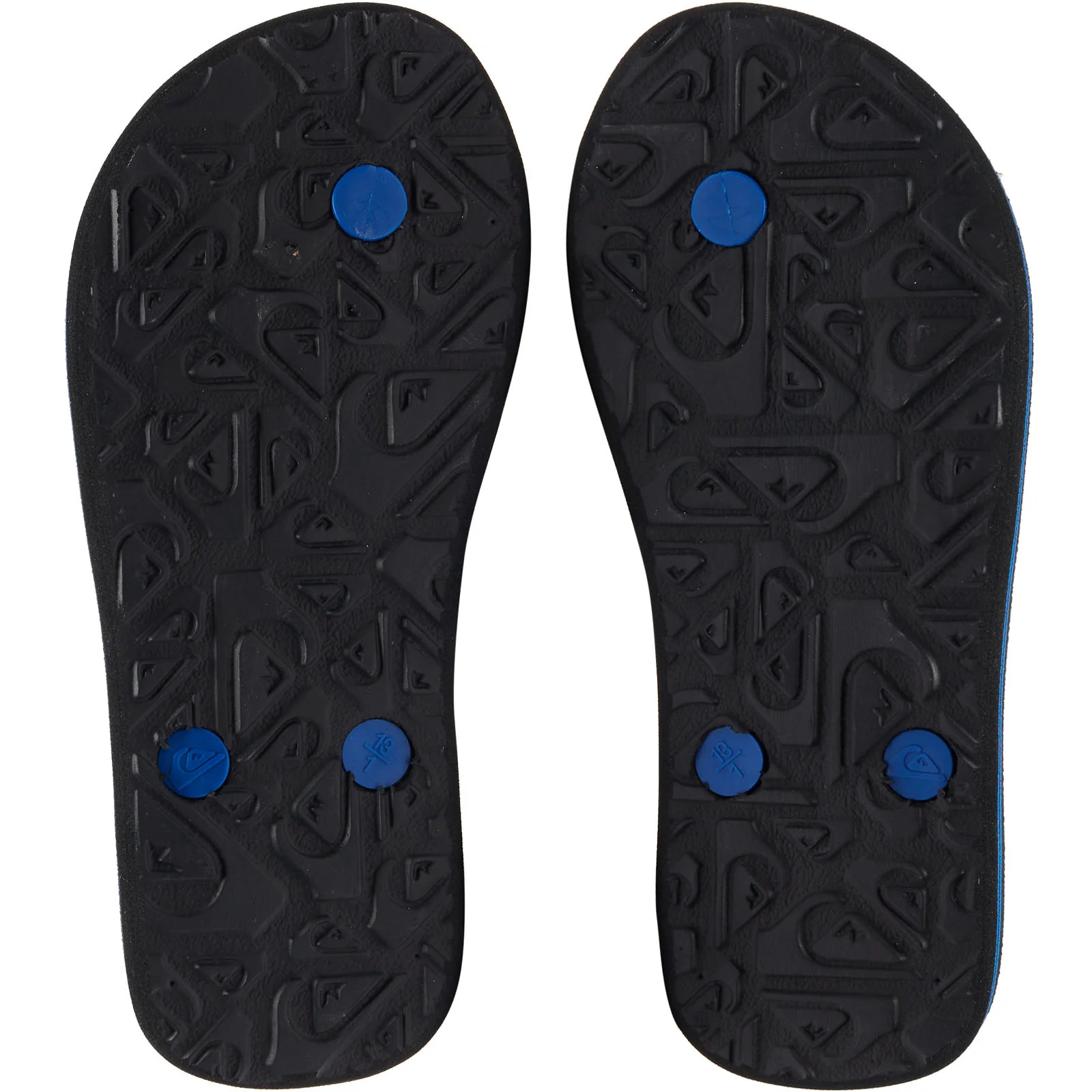 Quiksilver Kids Molokai Panel Flip Flops - Black/Blue - Image 3