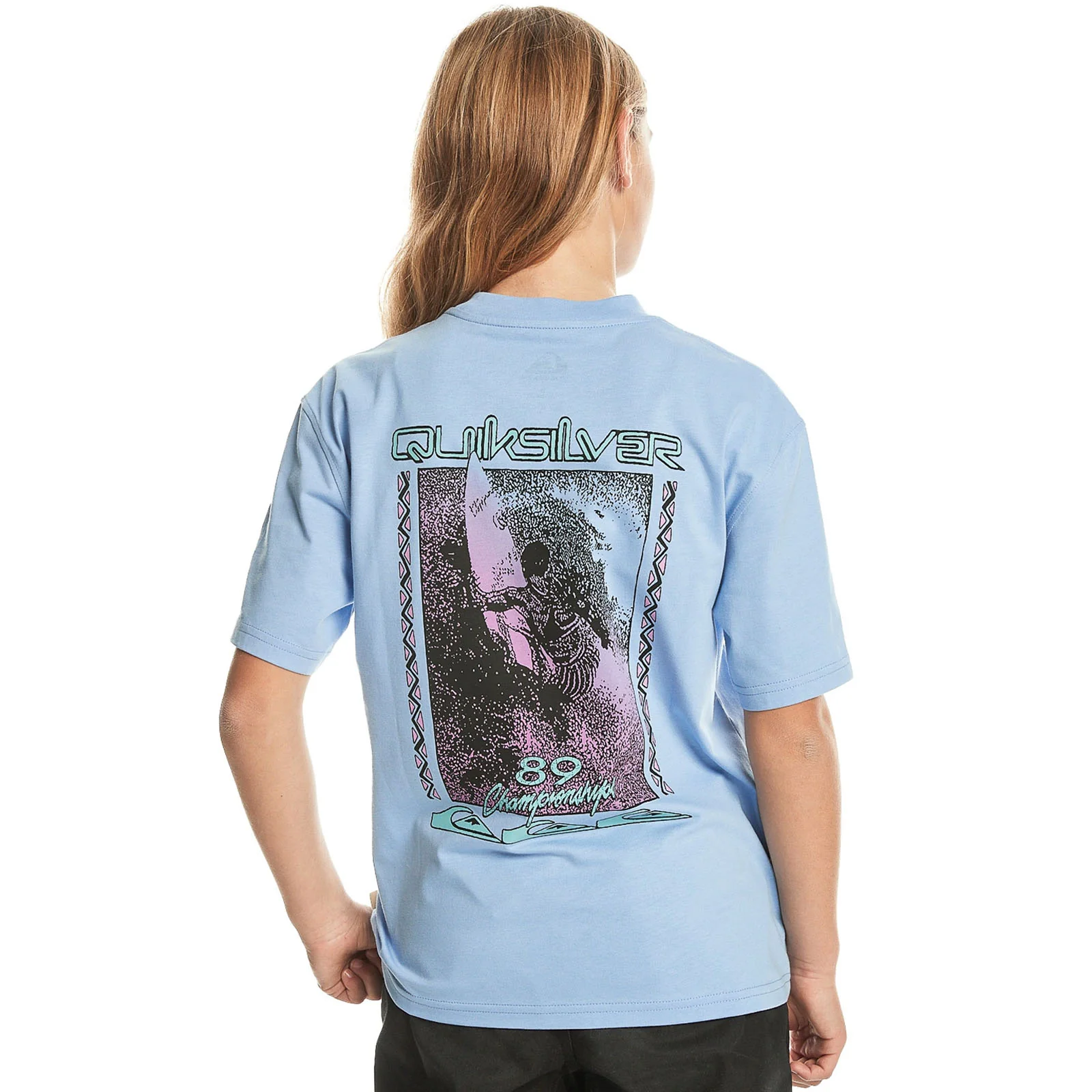Quiksilver Kids Back Flash Short Sleeve Cotton T-Shirt - Image 3