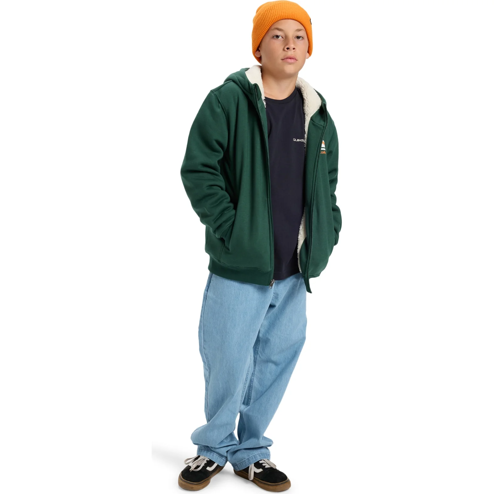 Quiksilver Kids Sherpa Full Zip Lined Hoodie - Image 9