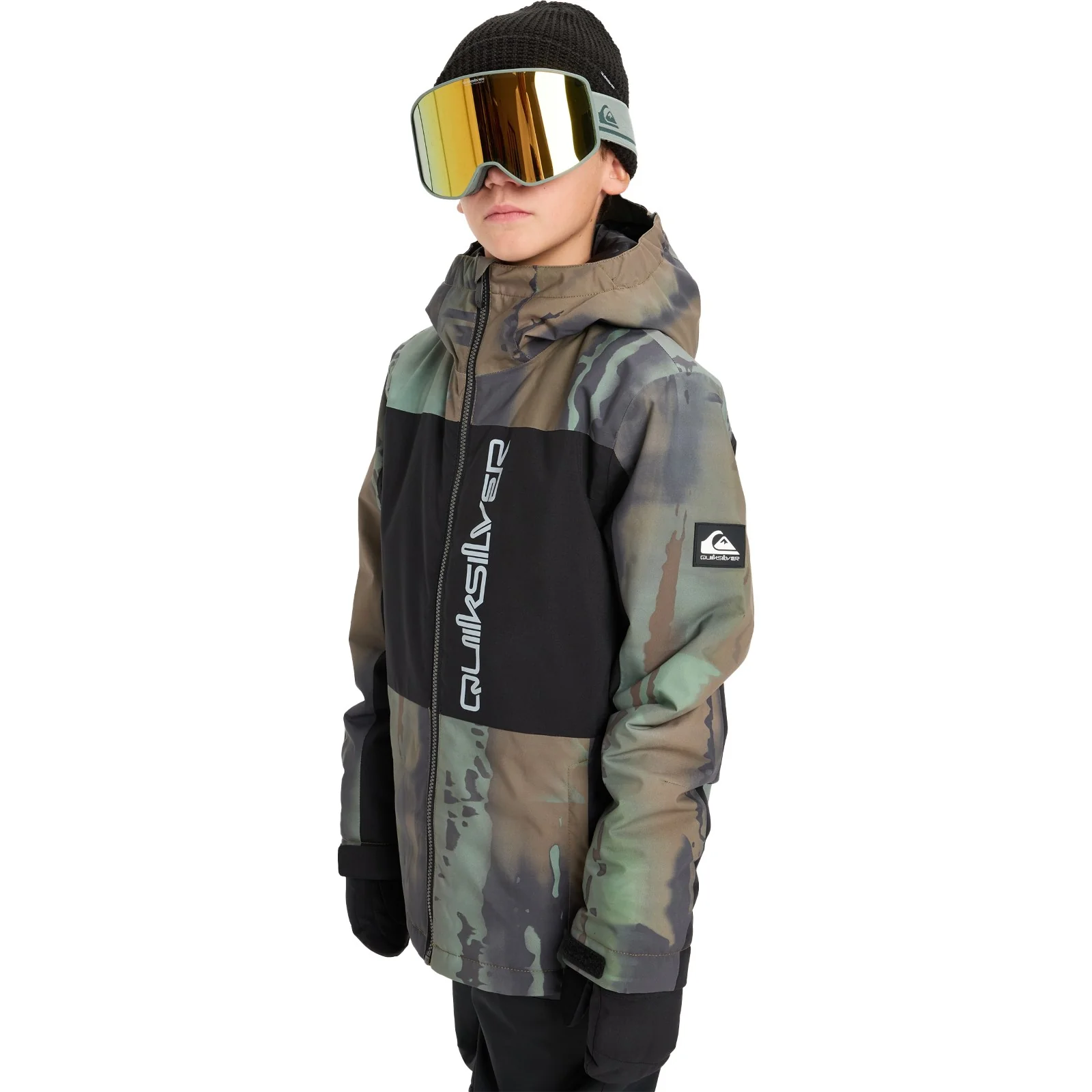 Quiksilver Kids Side Hit Block Waterproof Ski Jacket - Image 2