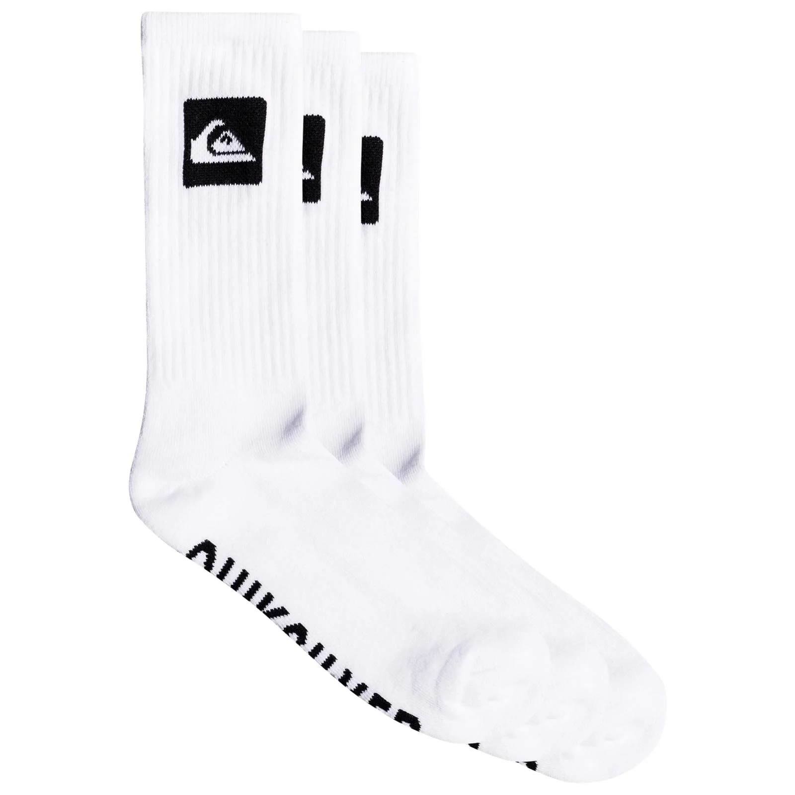 Quiksilver Mens 3 Crew Pack Socks - Image 3