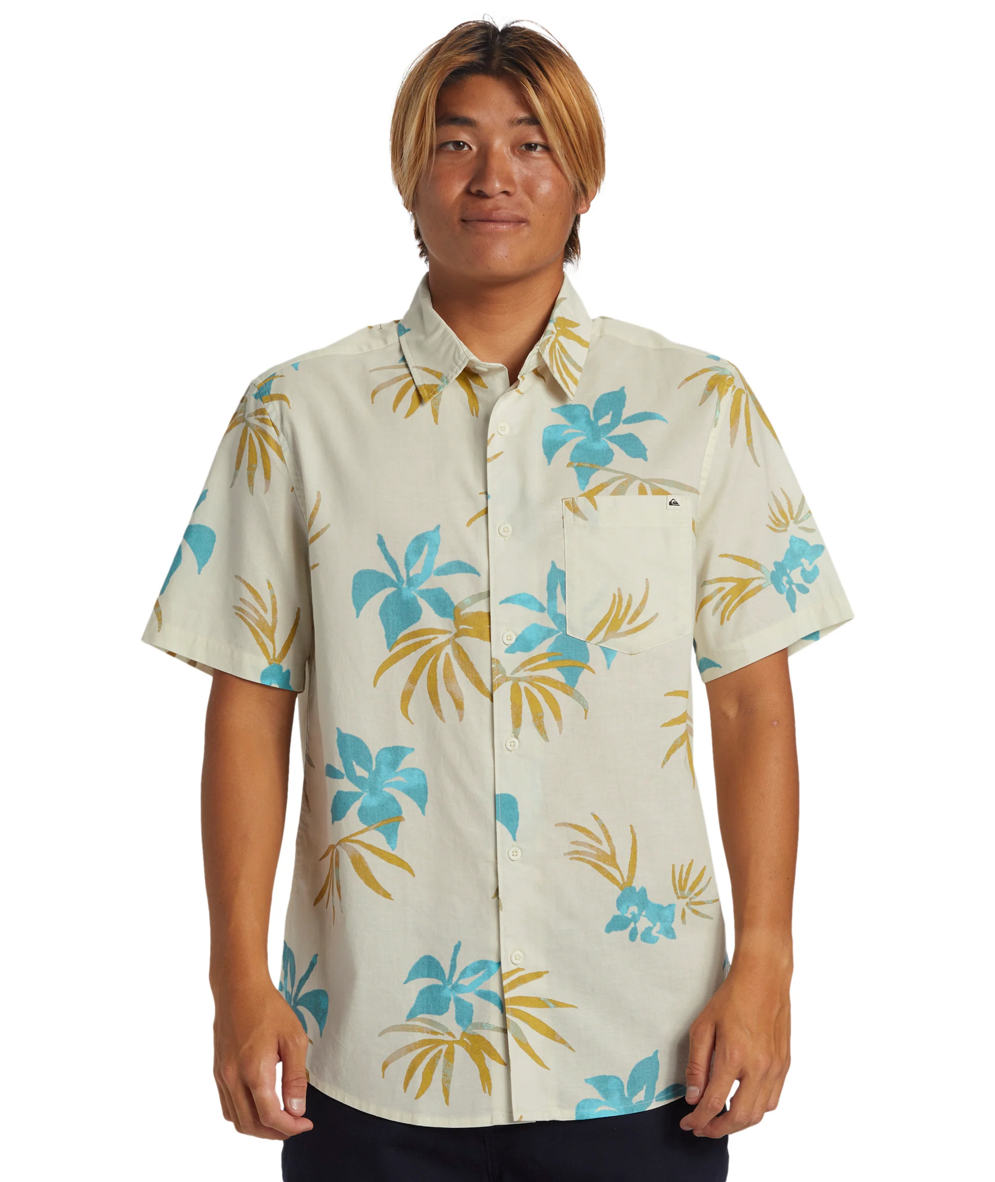 Quiksilver Mens Apero Classic Hawaiian Short Sleeve Shirt - Image 6
